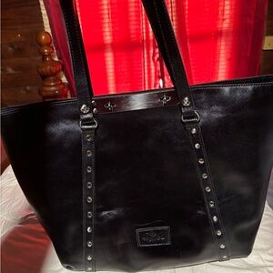 Patricia Nash studded leather tote